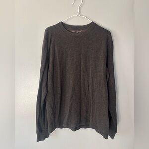 AMERICAN EAGLE ~ Standard Fit  Cotton Thermal Shirt Size M. Charcoal gray.